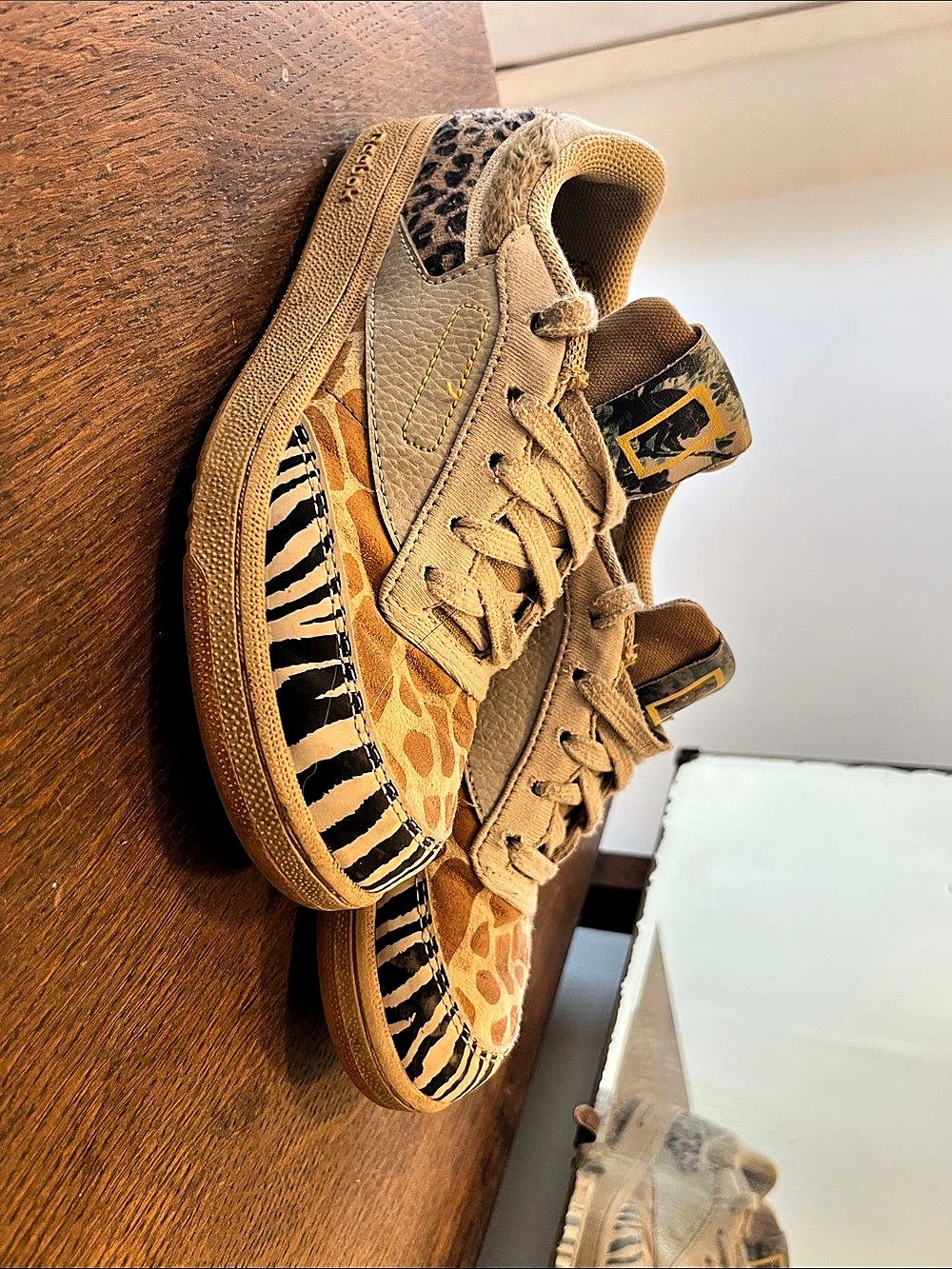 Reebok National Geographic x Reebok Club C Little Kid 'Animal Print' Club C